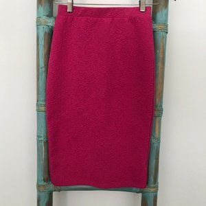 Olsenboye Floral Embossed Pencil Skirt Size XS ~ NWOT